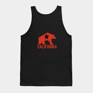 California bear red Tank Top